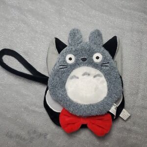 My Neighbor Totoro Kikis Delivery Service Plush Coin Purse Pouch w Red Bow Set